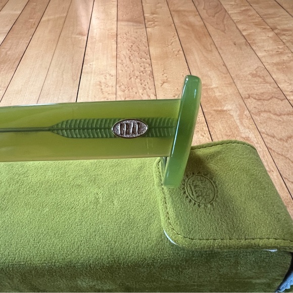 Crap Eyewear Green Sunglasses - The Supa Phreek in Kiwi Bio / Amber Color - Picture 4 of 7